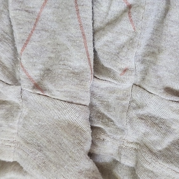 APT. 9 Heather Peach Short Sleeve Tee with Rose Gold Art Deco design - Picture 10 of 12